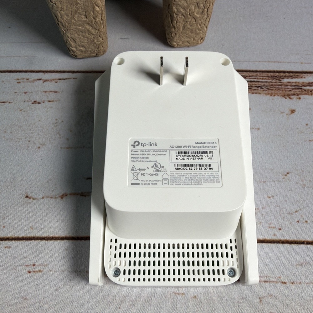 TP-Link RE315 AC1200 Wi-Fi Range Extender Dual Band Booster Used - Picture 4 of 5